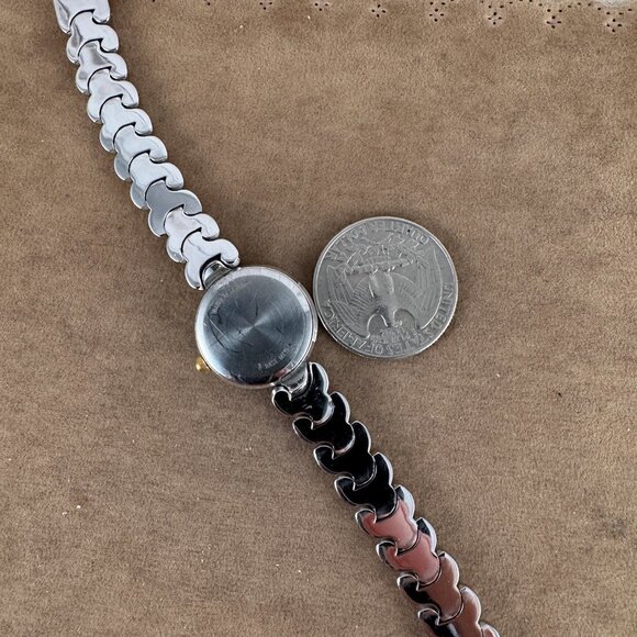 SOLD Vintage Swiss Made Wittnauer Fabulous 12 Diamond Accent Dress - Picture 10 of 11